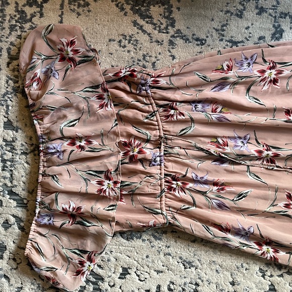 ‘love, Fire’ Off The Shoulder Floral Maxi Dress - Picture 7 of 10